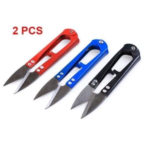 2 x Portable Thread Cutter Embroidery Tool Snips Thrum Mini Sewing Scissors