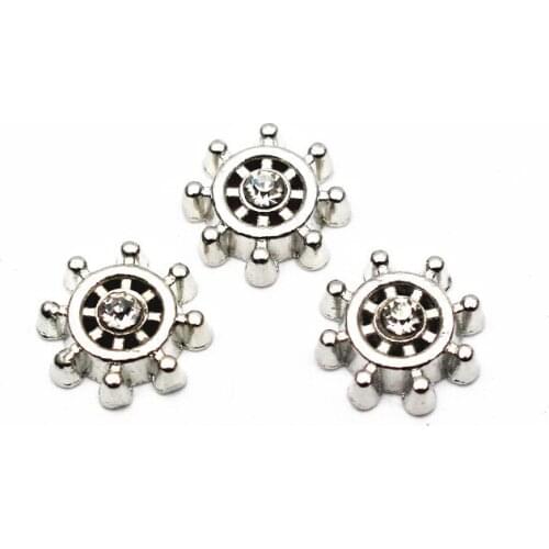 20Pcs/Lot Anchor Floating Charms Hand-made DIY for Glass Lockets