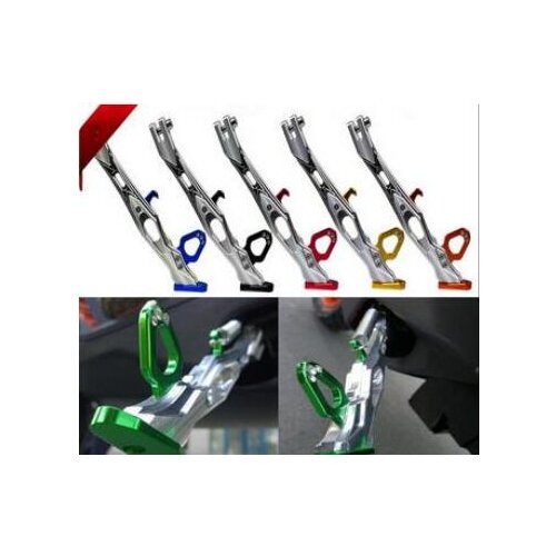 Aluminium alloy 280mm Motorcycles Kickstand Kick Side Stand Motorcycle Scooter Street Standard For Land Rover / BWS