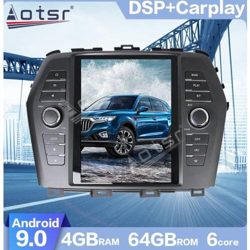 AOTSR For Nissan Maxima 2016 Android 9.0 Tesla style Vertical screen Car GPS Navigation Stereo PX6 Multimedia Player Radio