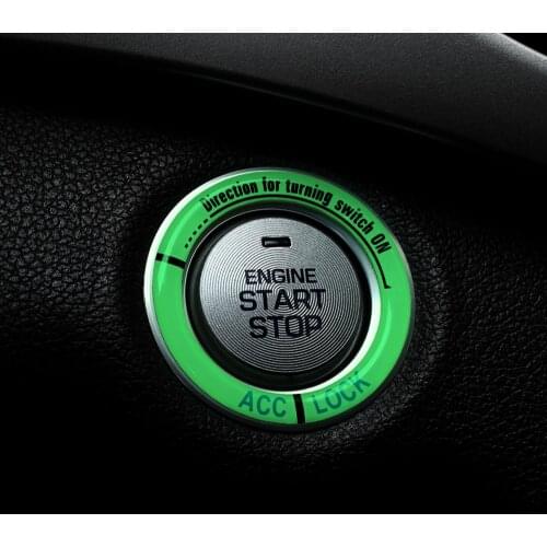 Car Start Stop Engine Ignition Button Key Ring for Toyota Camry RAV4 Prado Corolla YARIS KIA Rio Sorento Sportage K2 K3 K4 K5