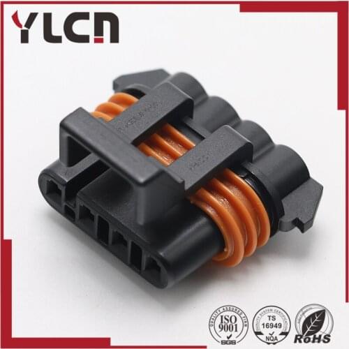 Free shipping Delphi 4 Way Black 150 Sealed Female Connector, Max Current 14 amps for BUICK/DLX/Haima 12162144
