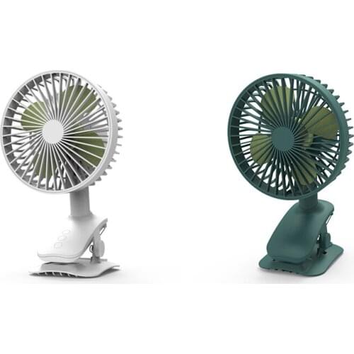 Mute, Shake Head, 3-Gear Adjustment Small Fan Baby Car Clip Fan, Desktop Dormitory, Table Type Small Fan