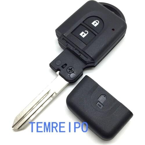 2 Button Remote key Fob Case Shell for Nissan Micra Xtrail Qashqai Juke Duke Navara