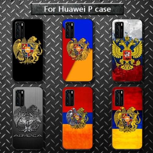 Armenia Albania Russia flag Emblem Phone Case for huawei P40 pro lite P8 P9 P10 P20 P30 psmart 2019 2017 2018