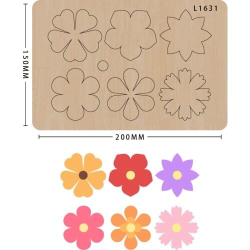 Scrapbooking cutting mold Wood die cutting wooden die mould Making Decor Supplies Dies Template suitable for big shot machines