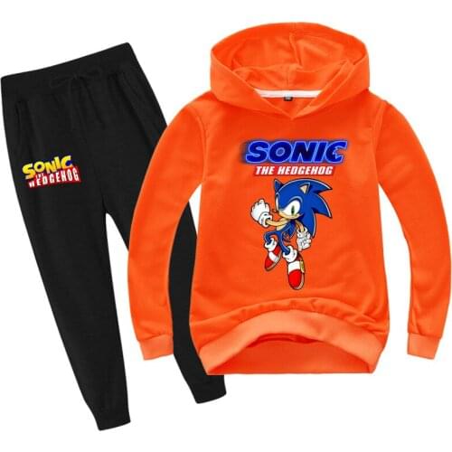Boys/Girls Childrens Hoodie Set New Childrens 2-15 Years Old Spring and Autumn Hoodie Top + Pants Two-piece Sports Casual Suit