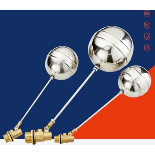 DN15 DN20 DN25 Metal Float Valve Cold Hot Water Tank Liquid Level Control Toilet Valve for Industry Use Supply