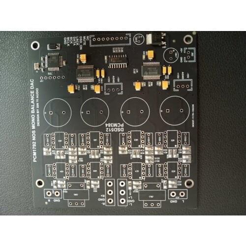 PCM1792 Dual Parallel DSD512 Decoder Board Only Played SMT Components