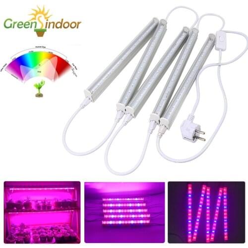 LED Grow Light 30W Full Spectrum Lamp For Plants SMD5730 Phyto Lamps 15 Leds For Indoor Seedlings Flowers Grow Tent LED Strip