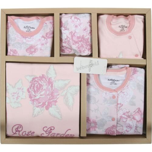 Newborn Baby Girl Outfit Set Birthday Post Pink Baby jumpsuit the zibin blanket baby bib pants booties socks gloves