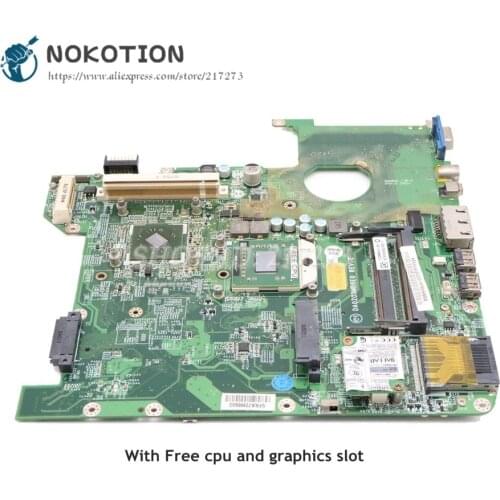 NOKOTION For Acer aspire 4520 Laptop Motherboard MCP67MV-A2 with graphics slot DDR2 MBAHF06001 DA0ZO3MB6E0