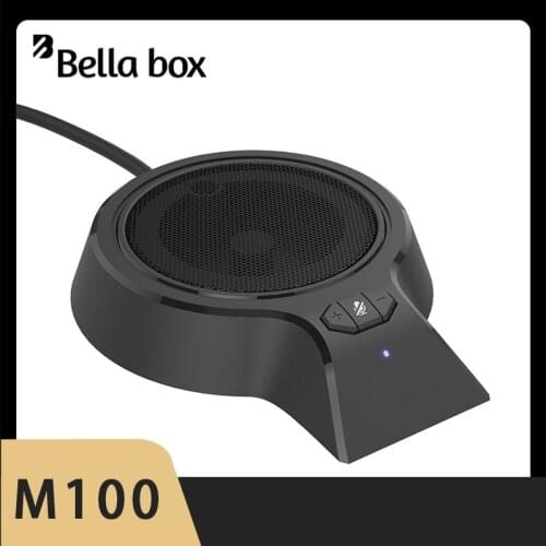 Bella box 360 ° Pickup Video Voice Call USB Omnidirectional Microphone Video Conference Microphone Webcast Microphone