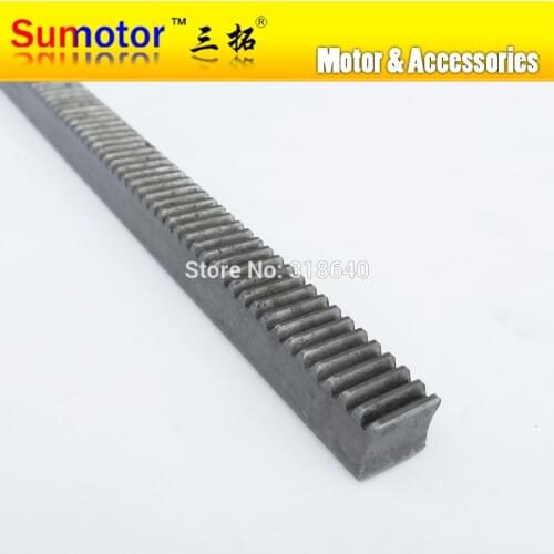 Mod 2 20x20x1000mm spur Gear rack right teeth WIDTH 20MM HEIGHT 20MM LENGTH 1000mm 45# steel Transmission CNC parts modulus 2 M2