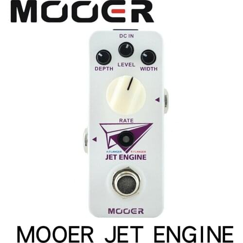 Moore Jet Engine Double Digital Algorithms Flanging Miniature Guitar Effect Guitar Pedal Pack Height Universal True Bypass