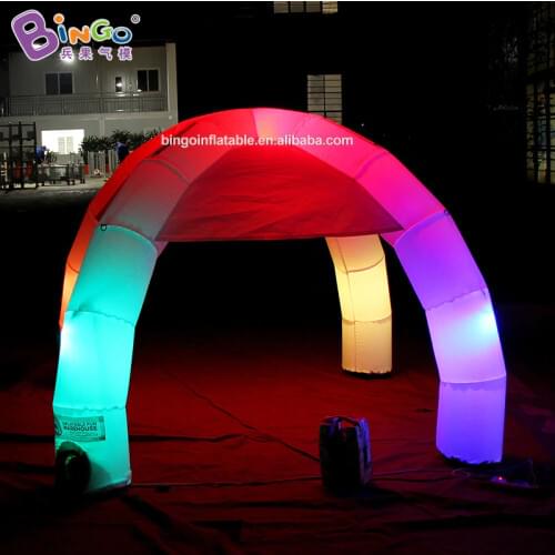 Customized inflatable dome igloo tent for outdoor events / LED lighting trade show tents 3x1.6x1.5 meters