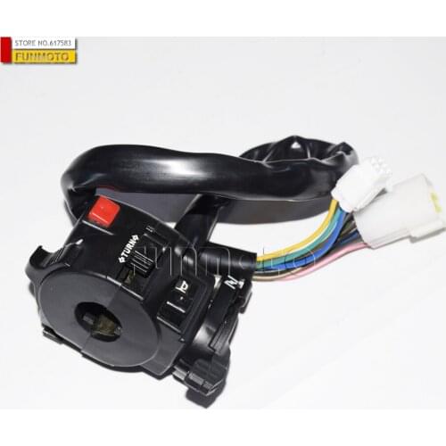 NEW MODEL LEFT HANDLE BAR SWITCH WITH CHOKE BUTTON OF JIANSHE 250/JS250
