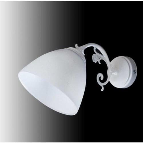New Modern D-Light Zinc Alloy Flower Applique White sconce