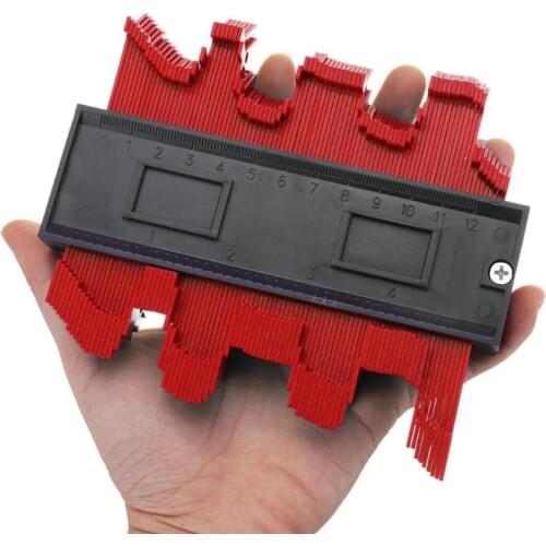 5 Inch Plastic Professional Contour Profile Gauge Winding Pipe Tiling Laminate Tiles General Tools Contour Gauge Duplicator