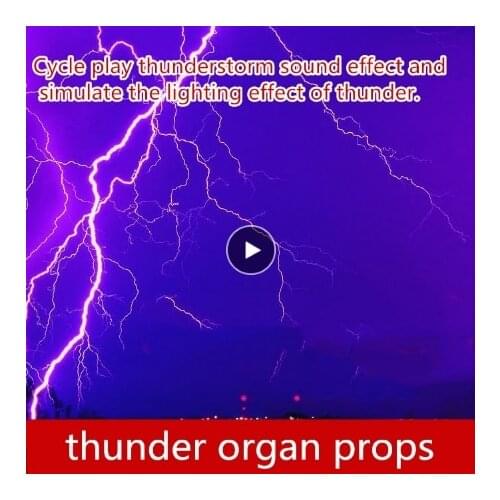 Real life games escape room props Special effect of lightning props Simulated Lightning Terror scene escape room game