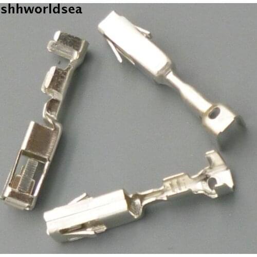 Shhworldsea 100 pcs/lot Female Crimp terminal Connectors for Car,Big J519 car terminals for VW,2.8mm Pin terminal