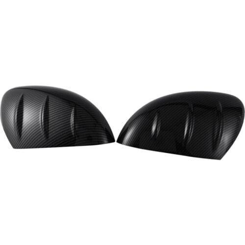Style Rear View Side Mirror Cover Rearview Caps for Honda Fit 2020-2021 ABS Carbon Fiber