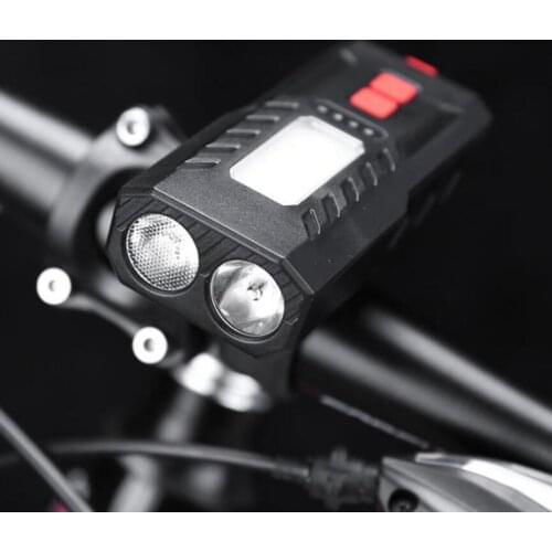 Bike Light USB Rechargeable 800 Lumen 3 Mode Bicycle Front Light Lamp Bike Headlight Cycling LED Flashlight Lantern