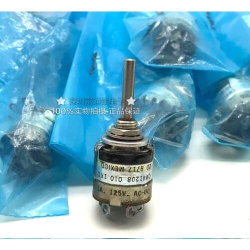 [VK] ORIGINAL American CLARO CM41208 010 1K band switch 16 type single potentiometer 1A 125VAC-DC 22MM switch