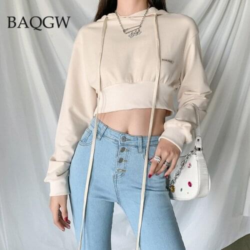 Harajuku Casual Oversized Hoodie Letter Print Autumn Hooded Sweatshirt for Women Winter Fashion Khaki Pullover Lady Streetwear