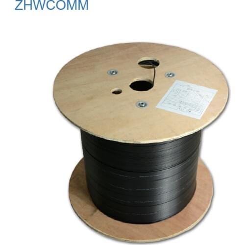ZHWCOMM 1 core 2 steel wire indoor cable FTTH G657A Singlemode Cable Patch Cord