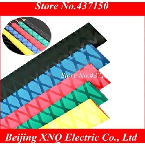 28mm 30mm 35mm 40mm 50mm Slip heat shrinkable tube rod Gloves anti skid fishing heat shrink electrical insulation 1m heatshrink