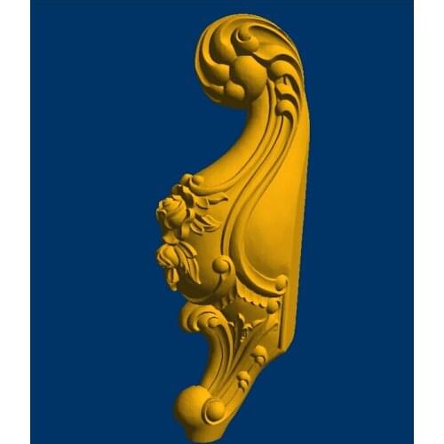 3D model relief STL format CNC concubine sofa legs Furniture Leg 117