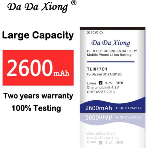 2600mAh TLi017C1 Battery for Alcatel OneTouch PIXI 3 4.5" 5019D Battery 5017D 5017A 5017X 5017 5027B