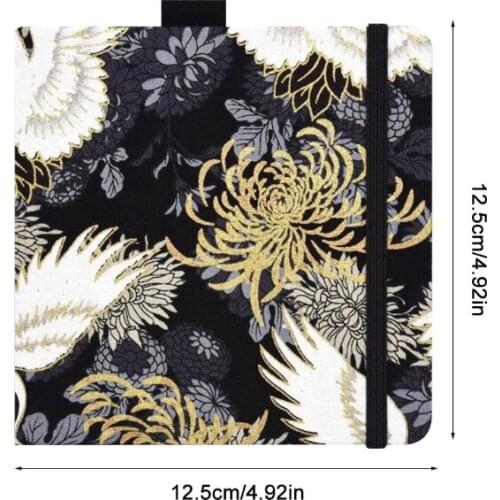 1 Pc 5 ''x5 '' Watercolor Book 40 Page 300gsm Coarse-grained Paper Tearable Sealant Design with Elastic Strap Art Supply