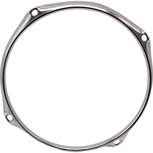 Free shipping 4pcs 8inch 4hole drum rim snare hoop drum hoop and 3pcs 8inch black double layer mesh slient drum head