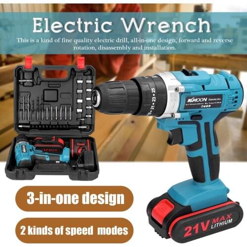 Household 3in1 Multifuctional Electric Drill Mini Screwdriver Rotation Ways 25 Gears of Torques Adjustable