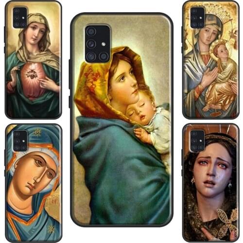 Virgin Mary Case For Samsung A71 A51 A41 A31 A11 A02 S A10 A20 A40 A50 A70 A21S A20e A12 A32 A52 A72