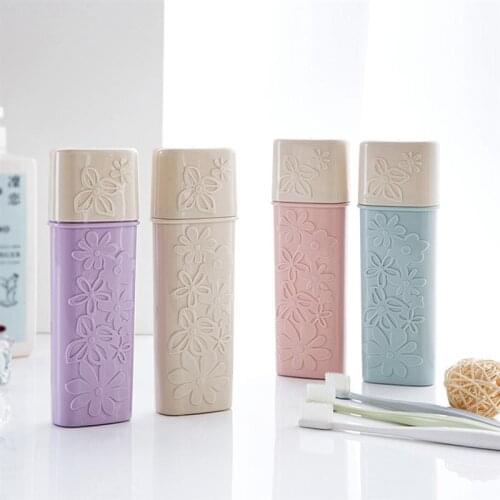 Toothpaste Storage Box Holder Travel Toothbrush Case Portable Toothbrush Tube Cover for Travel Hiking Camping