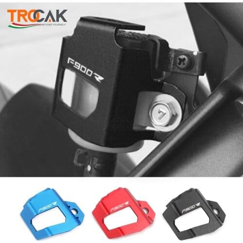 Motorcycle accessories FOR KAWASAKI F900R F 900R 2019 2020 2021 CNC Rear Brake Fluid Cover Reservoir Guard Protective