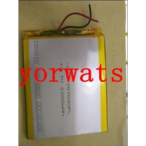 New Hot A Rechargeable Li-ion Cell 3.7V polymer lithium battery 357090 2200mah Large Capacity Batteries For Digital Bluetooth