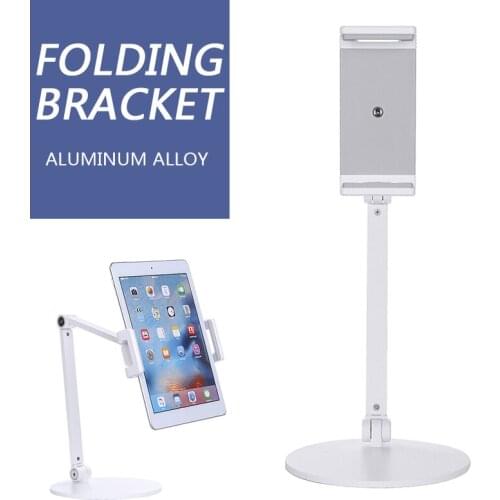 New Arrival 1pc Adjustable 2-stage Folding Tablet Stand Heavy Duty Desktop Holder for iPad Tablet Accessories
