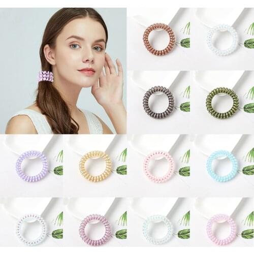 NEW Shining Colorful Womens Scrunchies Telephone Wire Line Hair Rubber Bands Elastic Hairbands Rope for girls Hair Accessories