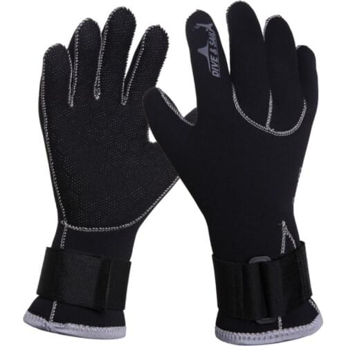 Dive Gloves Swim Gloves 3MM Neoprene Scuba Snorkeling Equipment Anti Scratch Keep Warm Wetsuit Material Winter Swimwear