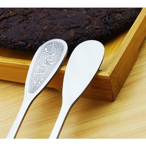 Quevinal 100pcs/lot Puerh Tea Knife Stainless Steel Puer Needle Thickness Insert Tea Cake Brick Cone Prying Tool For Chinese