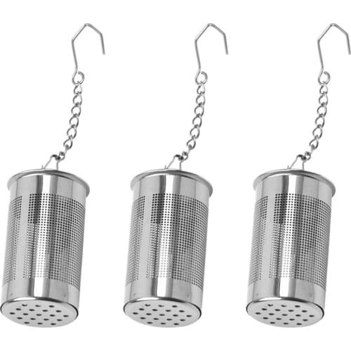 3pcs 304 Stainless Steel Tea Strainers Tea Infuser Strainers Tea Filters Kitchen Teaware