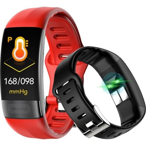 More Color Sport Wristband P11Smart Bracelet Band ECG+PPG Blood Pressure Heart Rate Monitor Activity Fitness Tracker Smart Watch