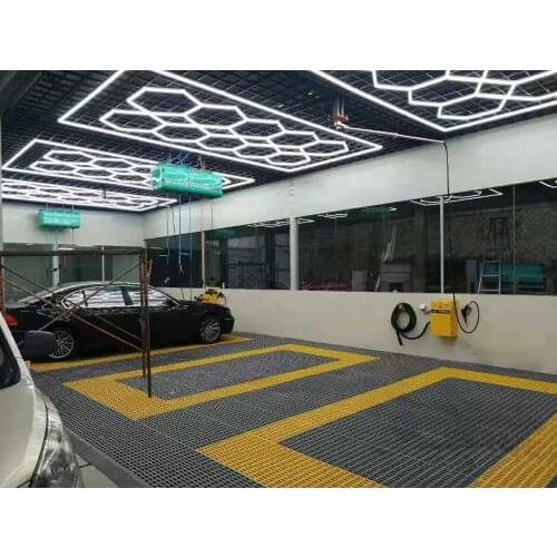 Car Wash Room Seat Light Car Beauty Shop Dedicated LED Ultra-bright Film Room Decoration Honeycomb Soft Film Box Ceiling