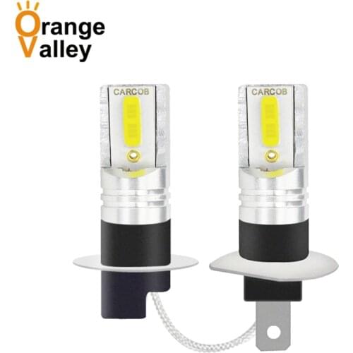 2Pcs Big Promotion H1 H3 High Power LED White Car Auto Headlight Fog Head Lights Lamp Bulb DC12V