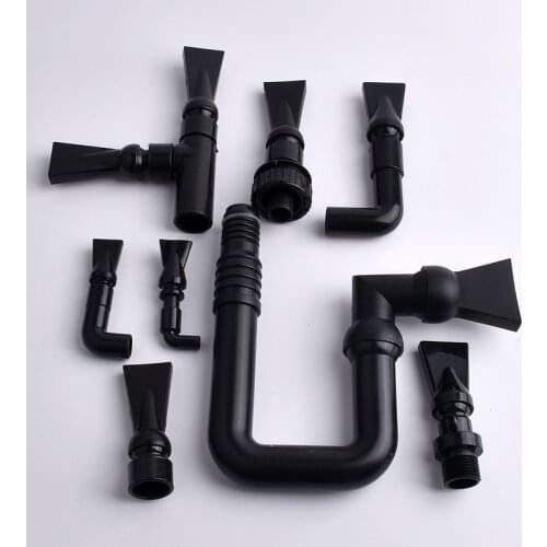 1Pc PVC Pipe Universal Joint Duck Beak Suit Adjust The Flow Direction 360 Degrees Fish Tank Oxygen Increasing Tube Aquarium