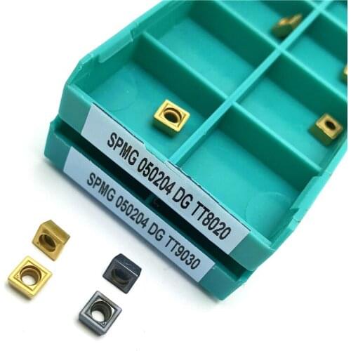 Carbide insert SPMG090408 DG TT9030 Metal lathe tool U Drilling SPMG 090408 high quality factory Outlet